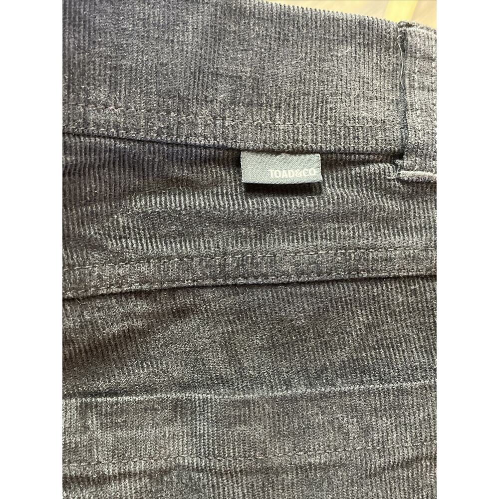 Toad&Co Women's Karuna Cord Wide Leg Pant Storm Size 10 - Picture 9 of 9